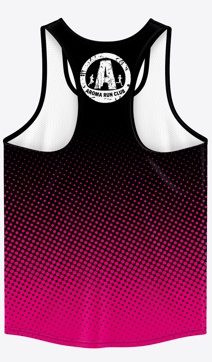Aroma Run Club Vest - Black/Pink