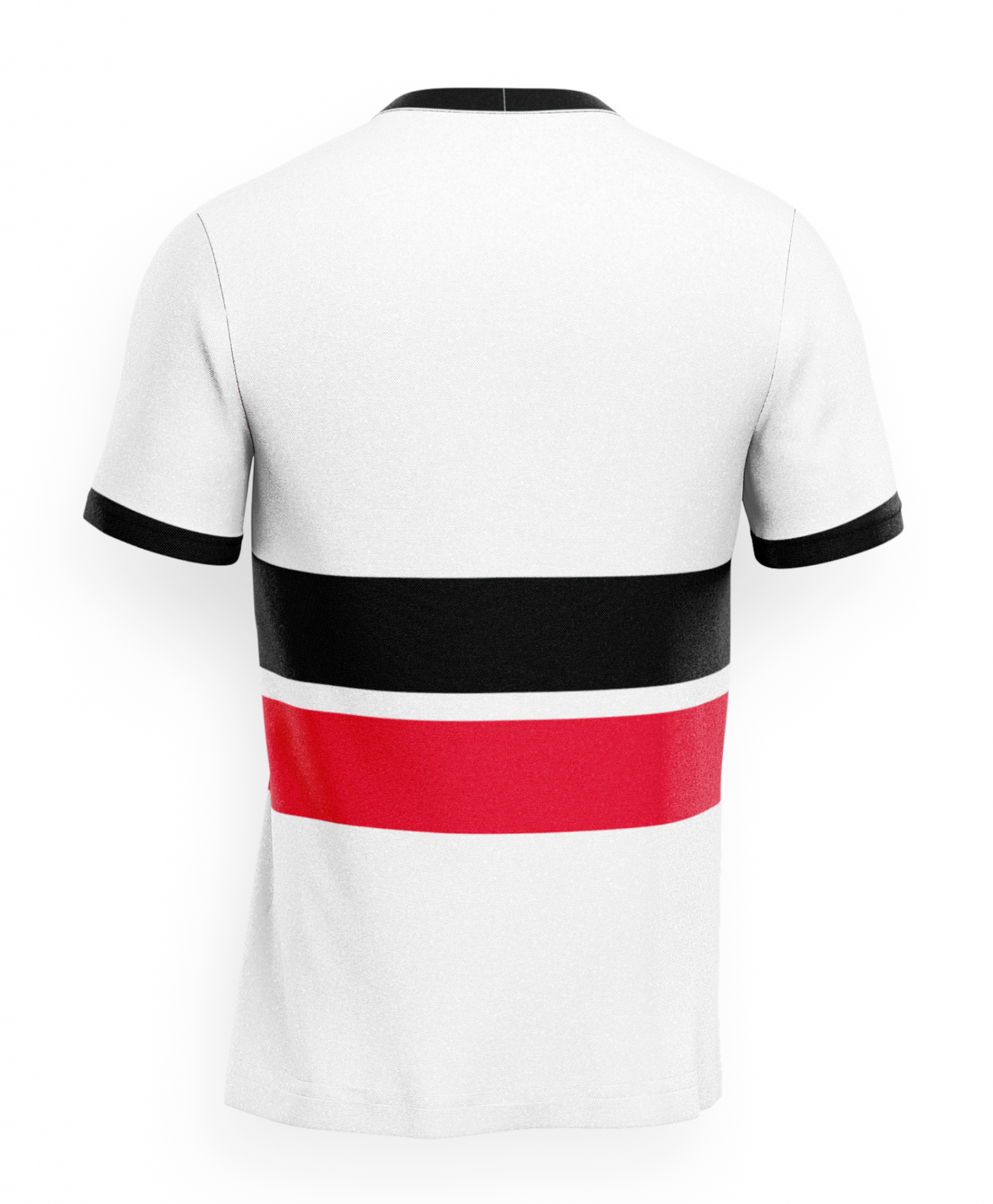 Dronfield T-Shirt - White/Black/Red