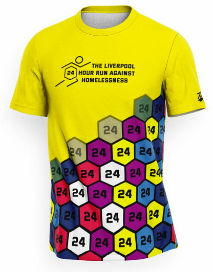 Technical Running Tee – The 24-Hour Run Against Homelessness - Yellow