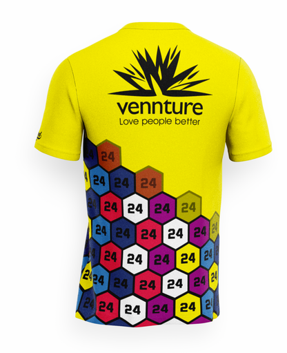 Technical Running Tee – The 24-Hour Run Against Homelessness - Yellow