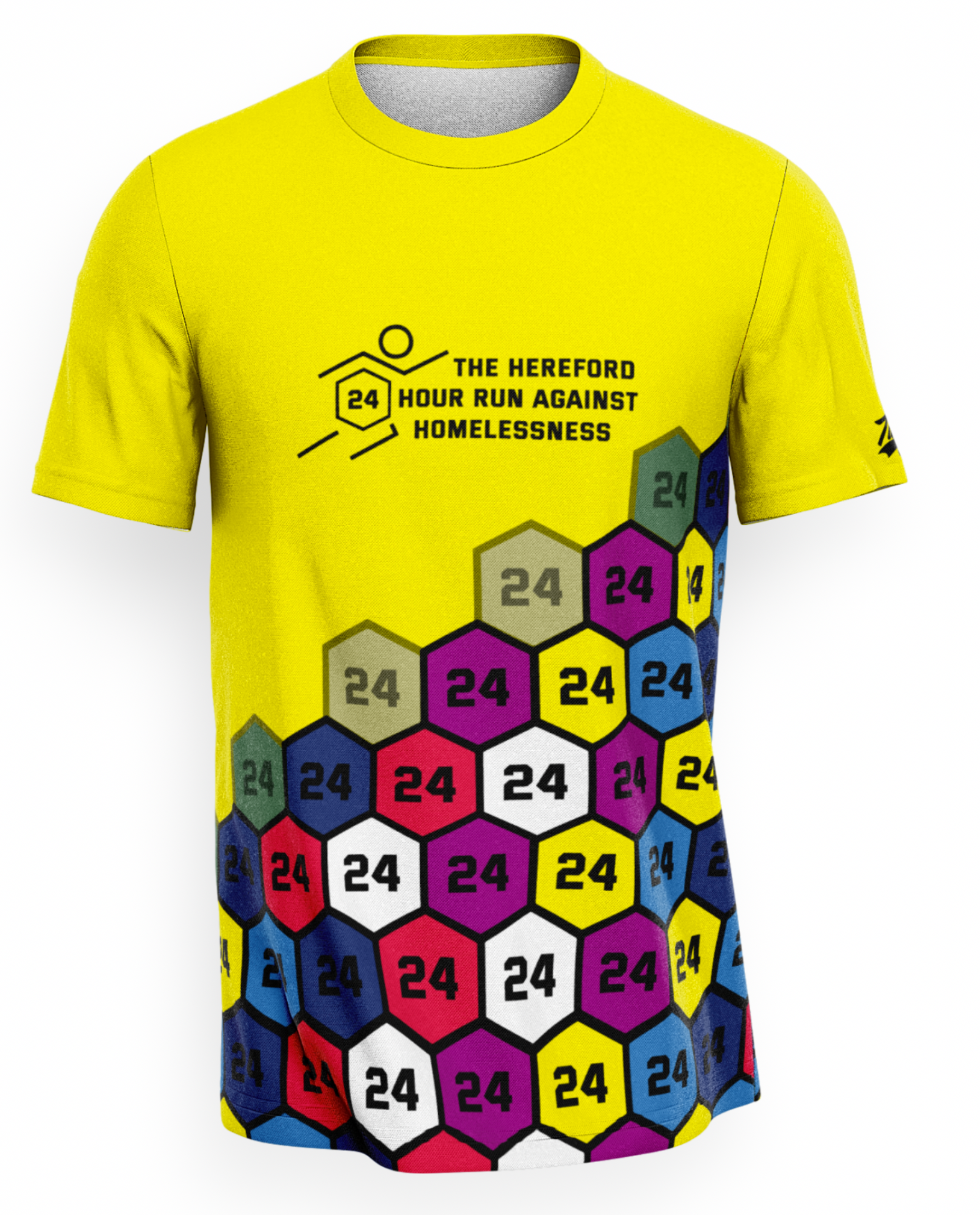 Technical Running Tee – The 24-Hour Run Against Homelessness - Yellow