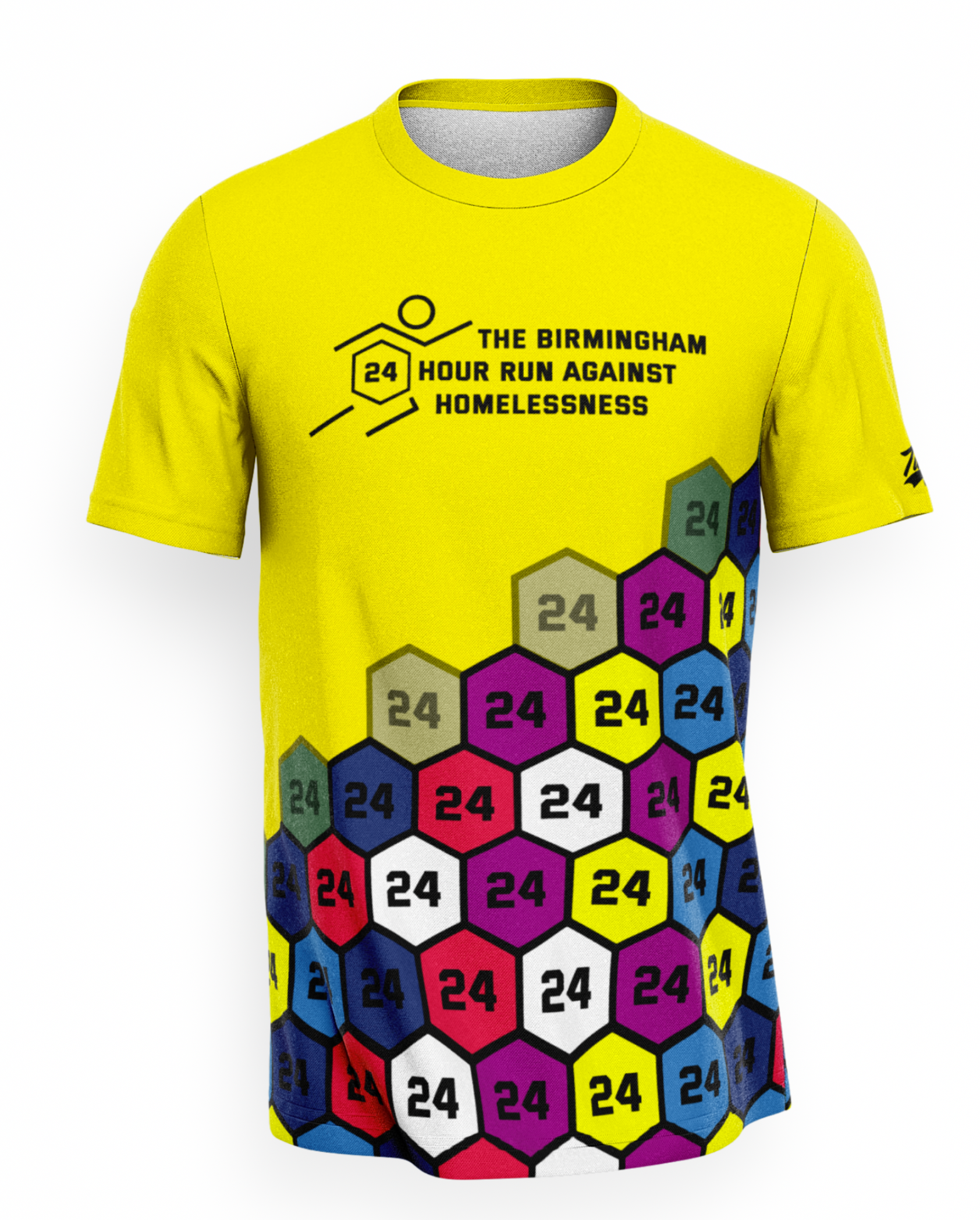 Technical Running Tee – The 24-Hour Run Against Homelessness - Yellow