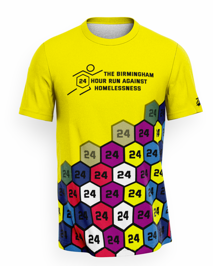 Technical Running Tee – The 24-Hour Run Against Homelessness - Yellow