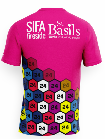 Technical Running Tee – The 24-Hour Run Against Homelessness - Pink
