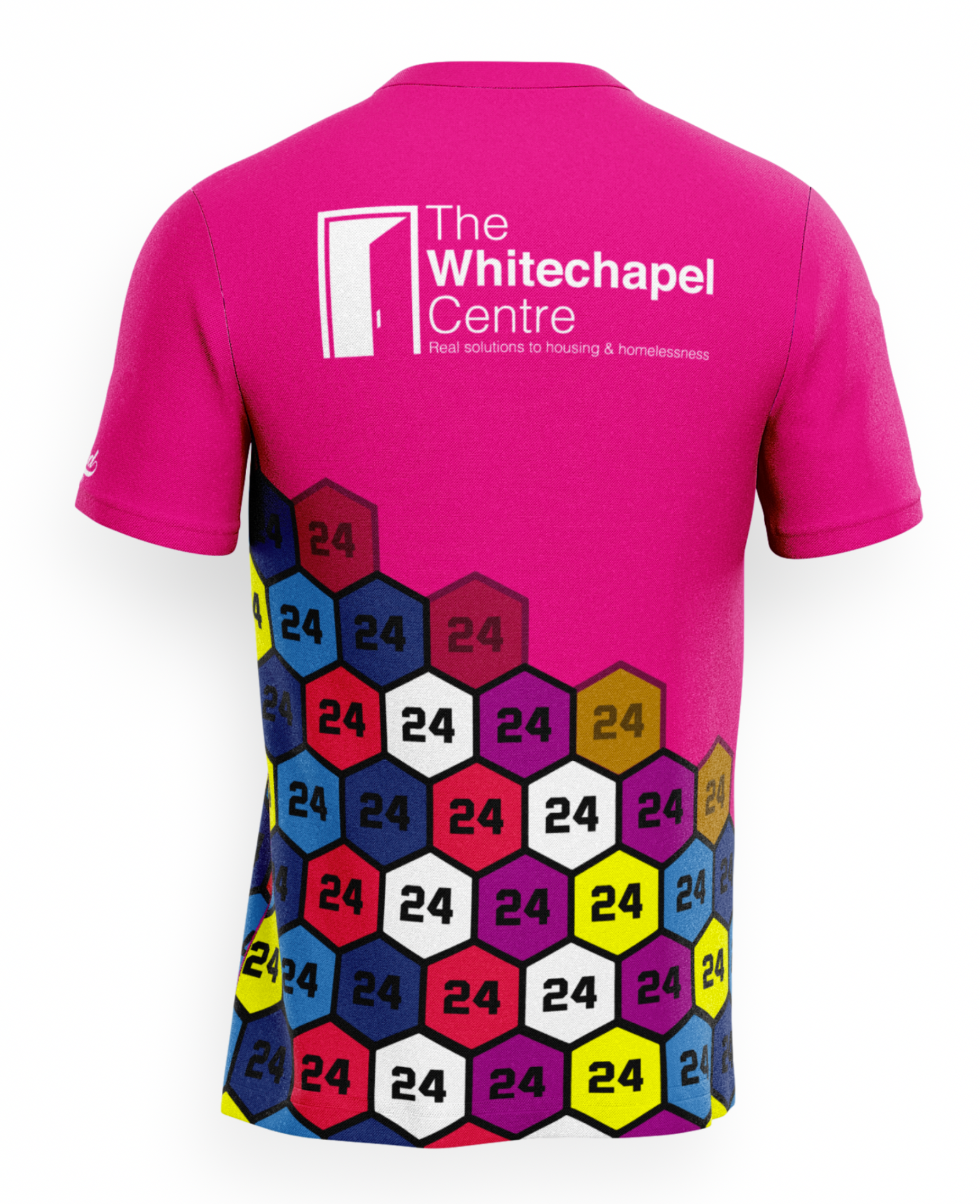 Technical Running Tee – The 24-Hour Run Against Homelessness - Pink