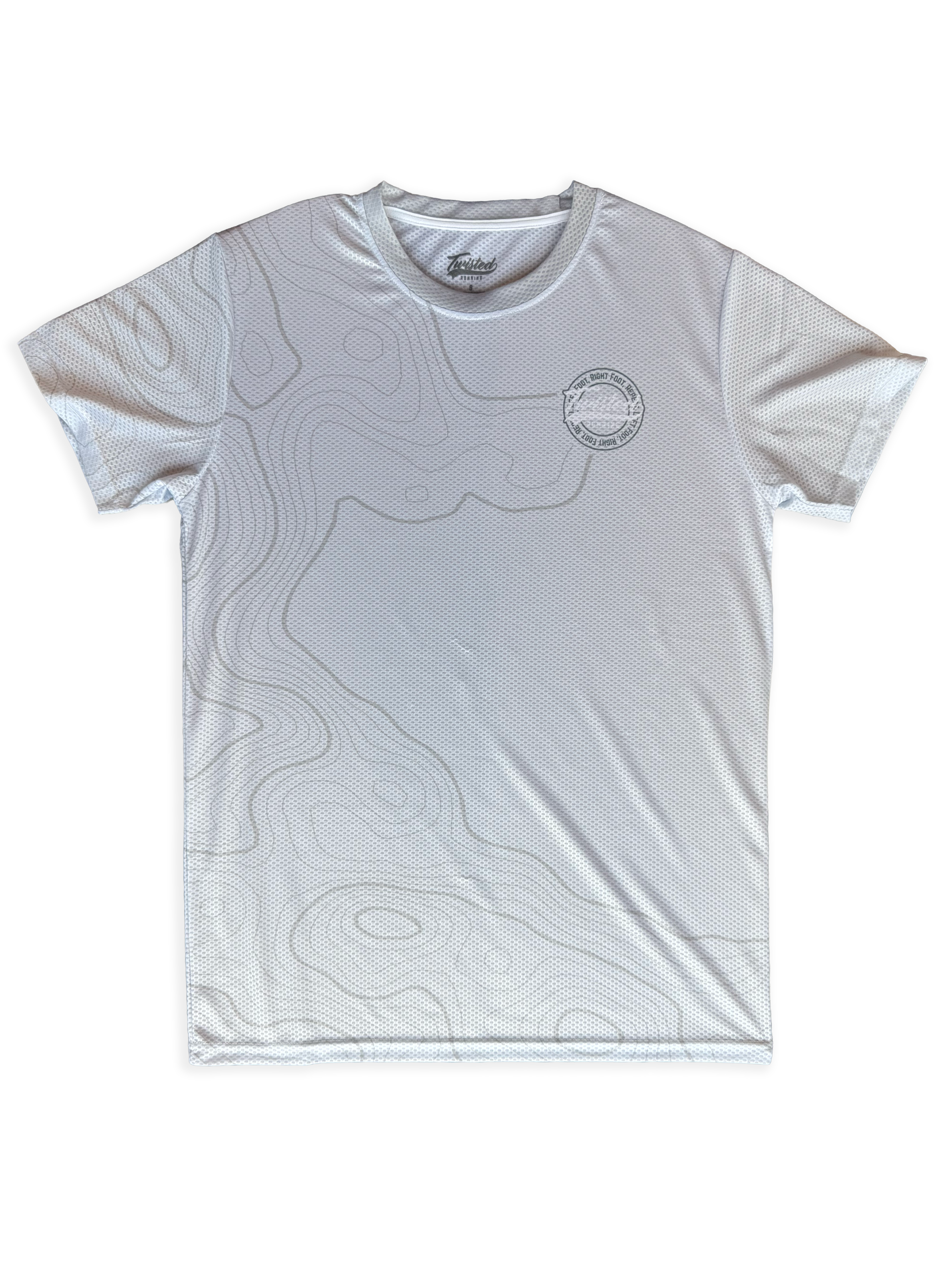 Topo Tee — Silver