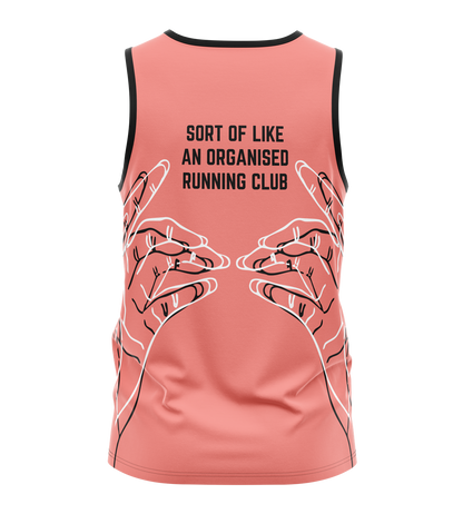 Run The Joules Tank - Salmon/Black