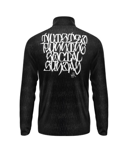 Social Sunday 1/4 Zip - Black/Charcoal