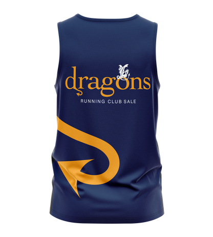 Dragons Running Club Sale Tank - Navy/Amber