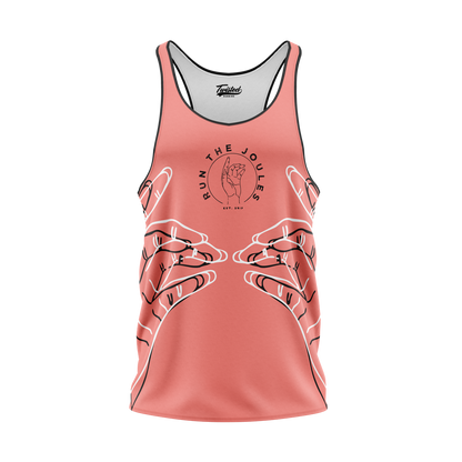 Run The Joules Vest - Salmon/Black