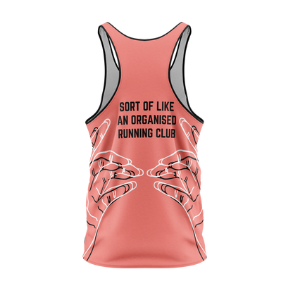 Run The Joules Vest - Salmon/Black
