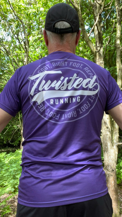 The Twisted Lightweight Tee - Purple