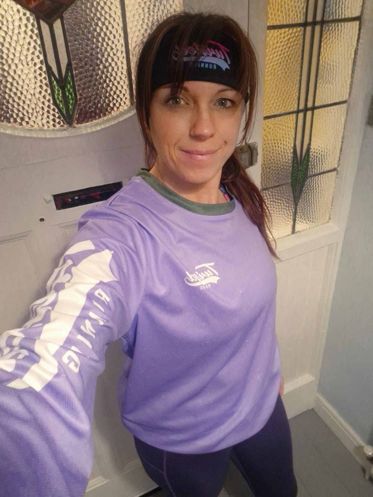 Fluro Long Sleeve Tee - Purple