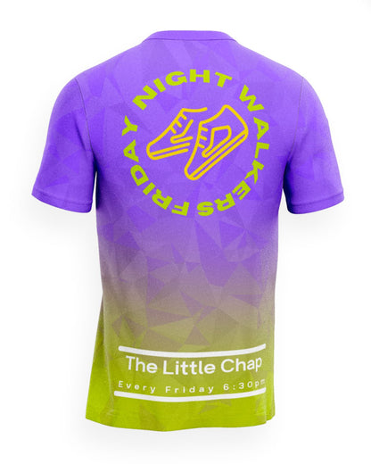 Friday Night Walkers T-Shirt - Green/Purple
