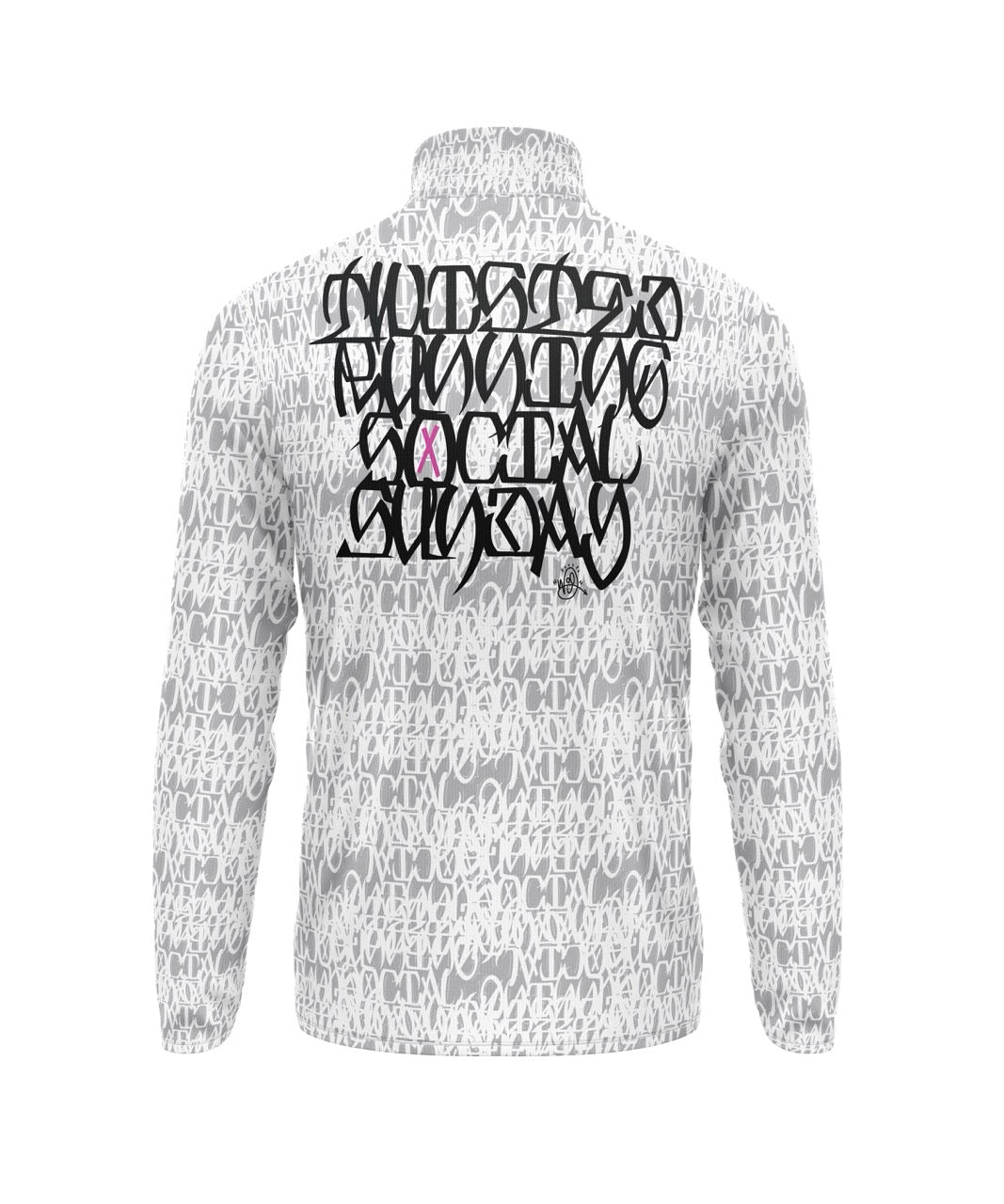 Social Sunday 1/4 Zip - White
