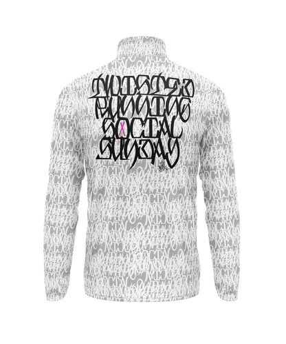 Social Sunday 1/4 Zip - White