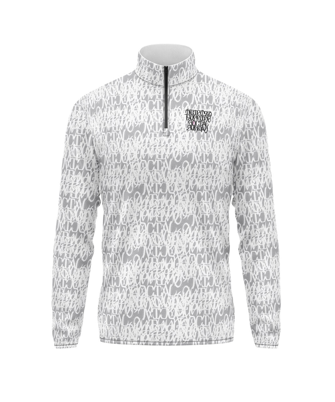 Social Sunday 1/4 Zip - White