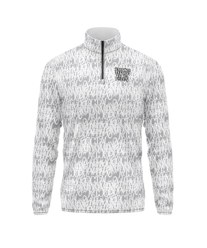 Social Sunday 1/4 Zip - White