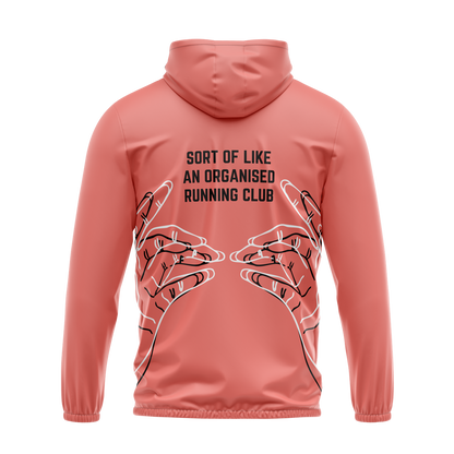 Run The Joules Windbreaker - Salmon/Black