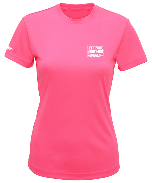 Twisted Slogan Technical T-Shirt (Womens)