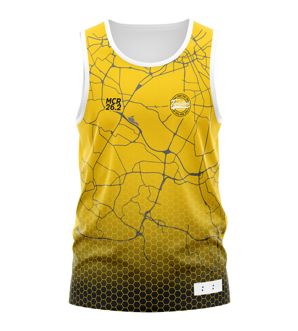 Yellow/Black Manchester 26.2 Race/Finisher Tank – A Marathon Worthy Tr ...