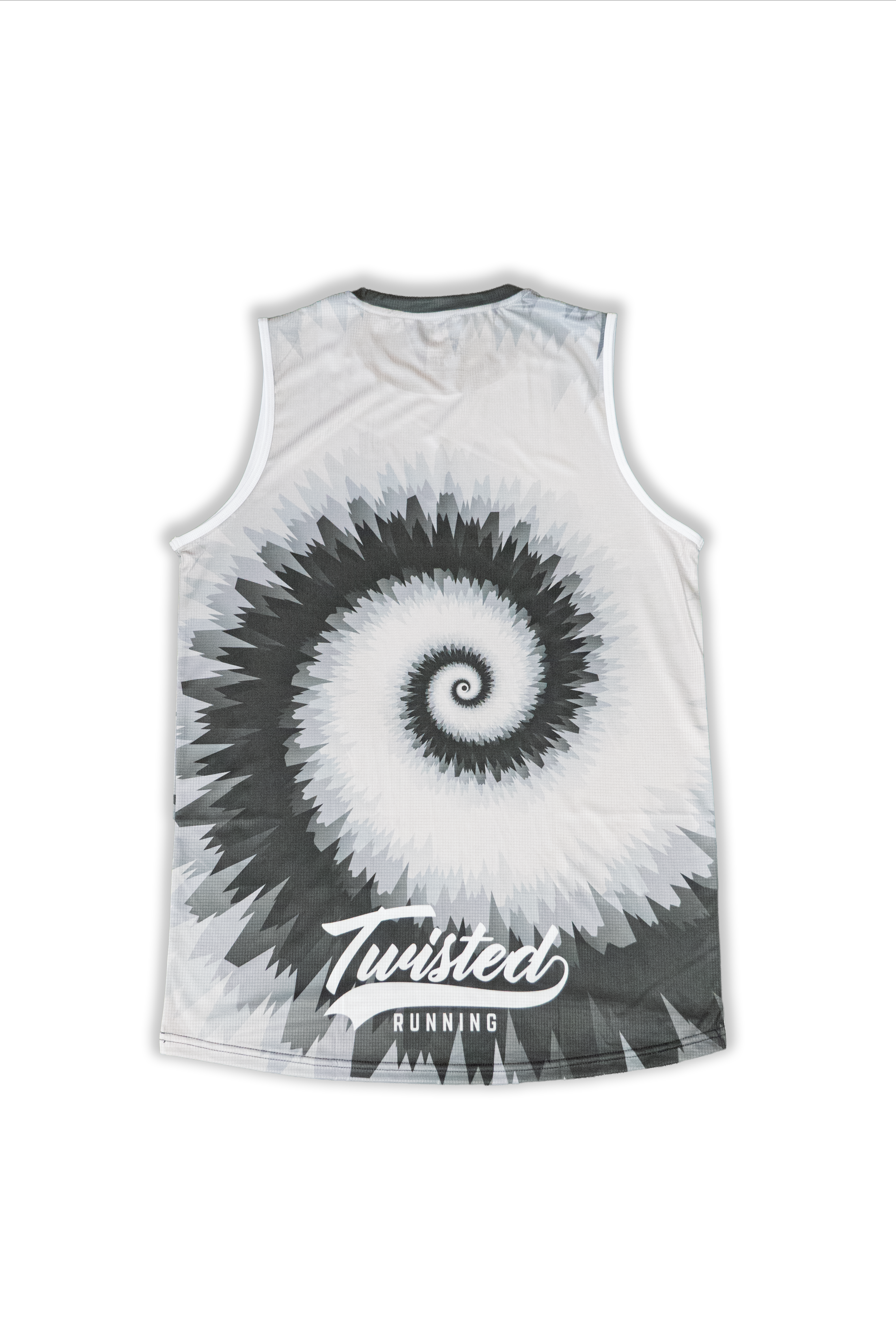 Tie Dye Tank - Black/Grey