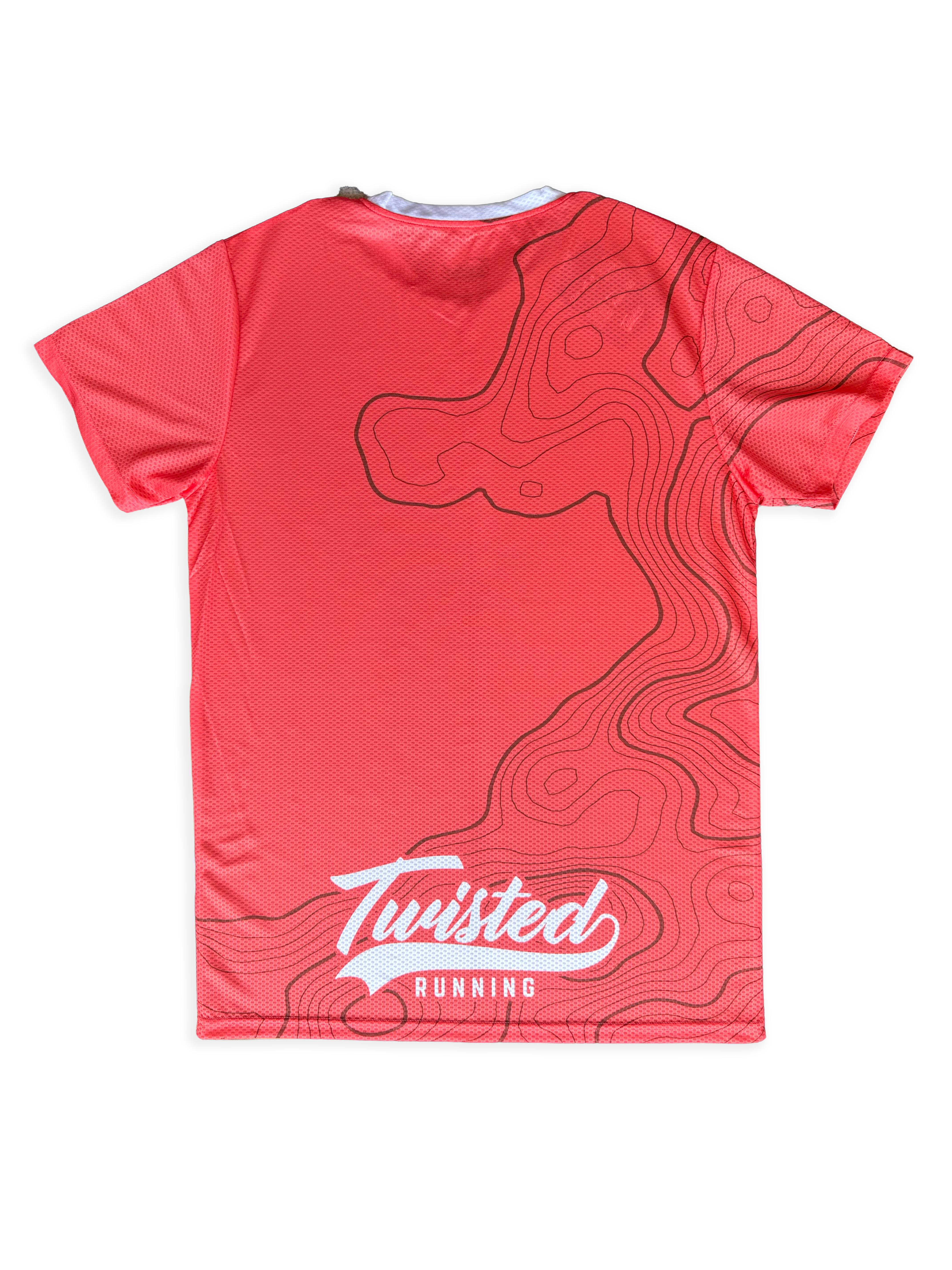 Topo Tee — Coral