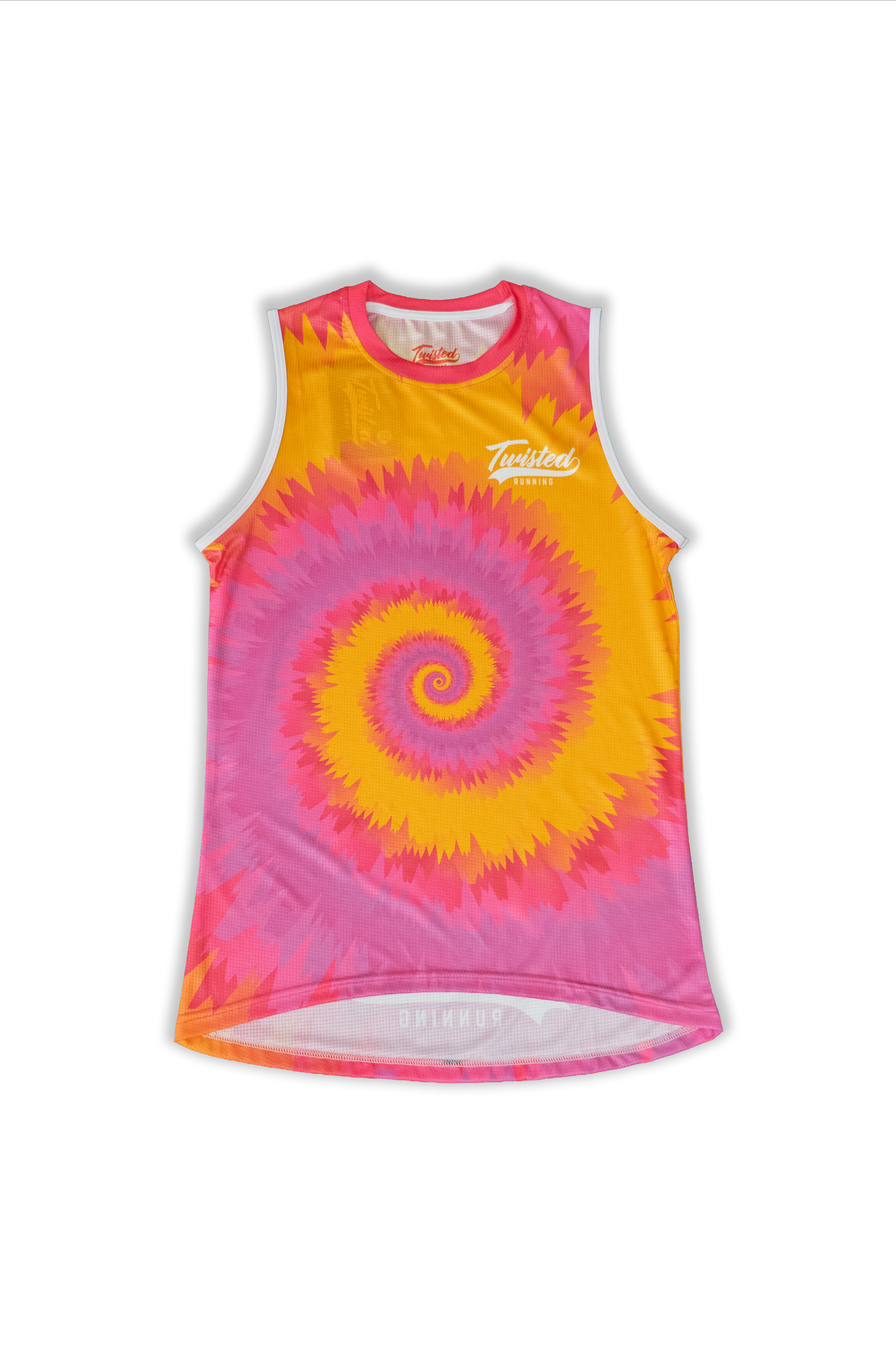 Tie Dye Tank - Pink/Yellow