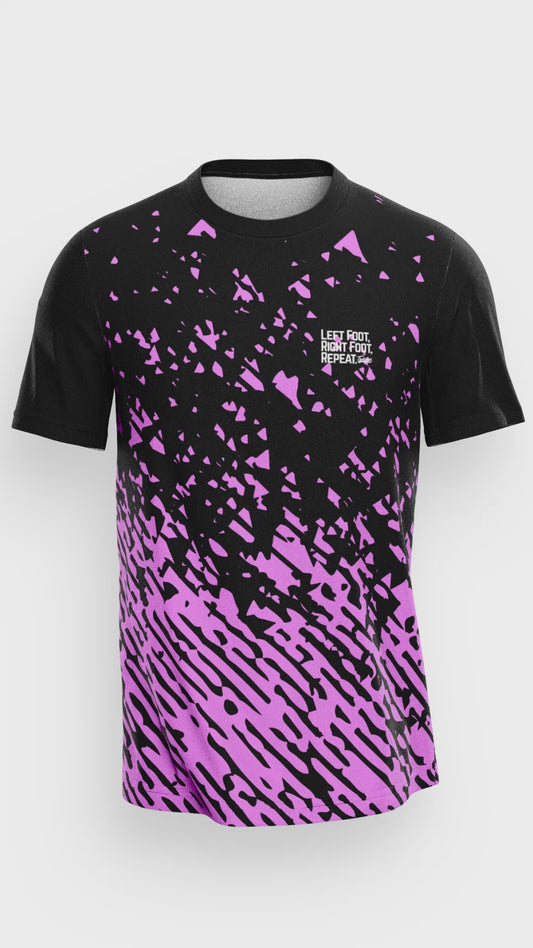 Trails Performance T-Shirt - Black/Baby Pink