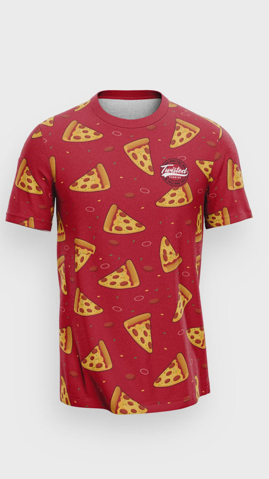 Twisted Running T-Shirt - Pizza Slice