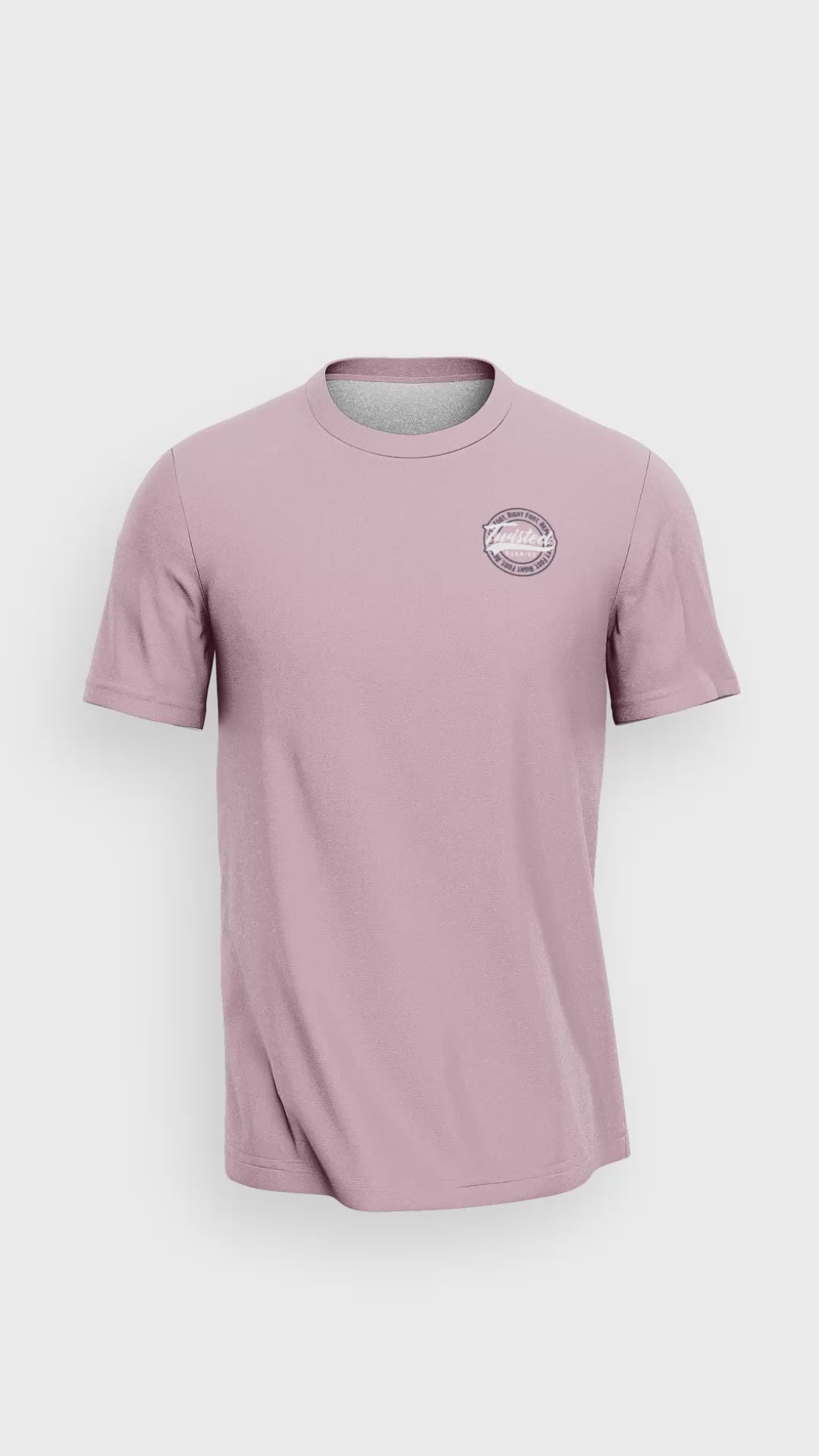 Load video: The Twisted Lightweight Tee - Dusty Pink