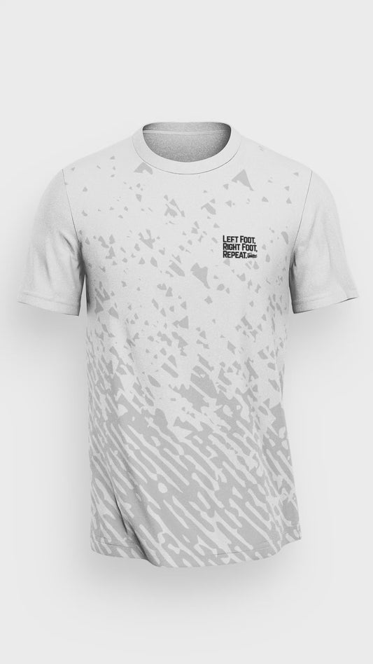 Trails Performance T-Shirt -White/Grey