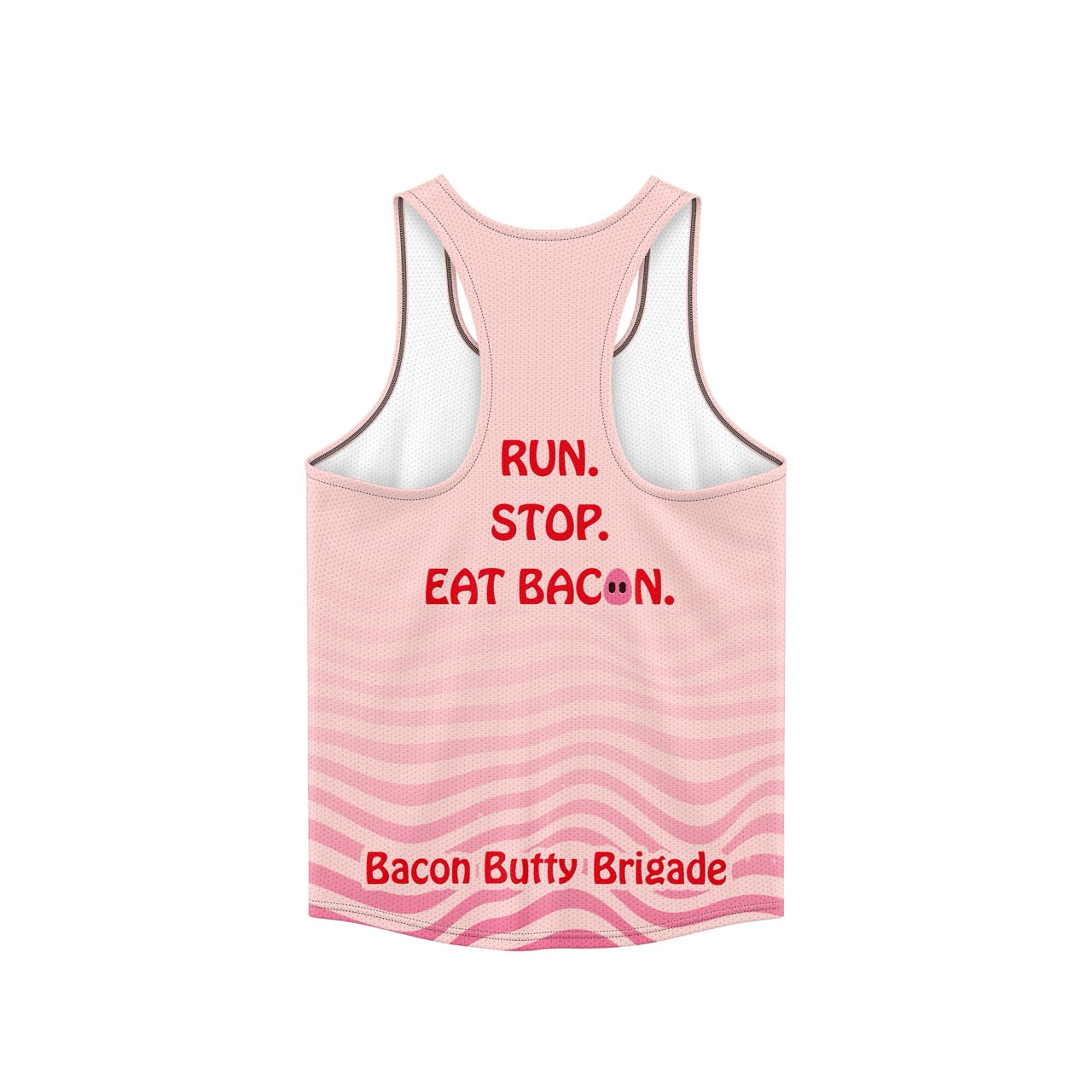 Bacon Butty Brigade Vest - Pink