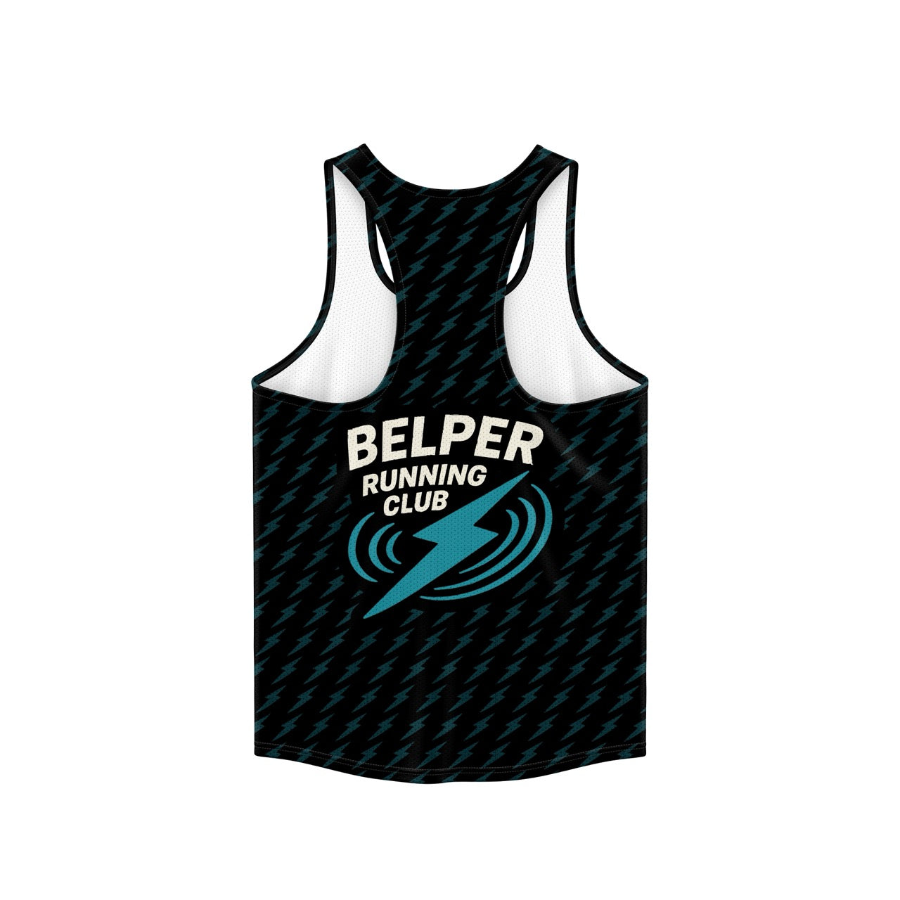 Belper Running Club Vest - Black/Teal