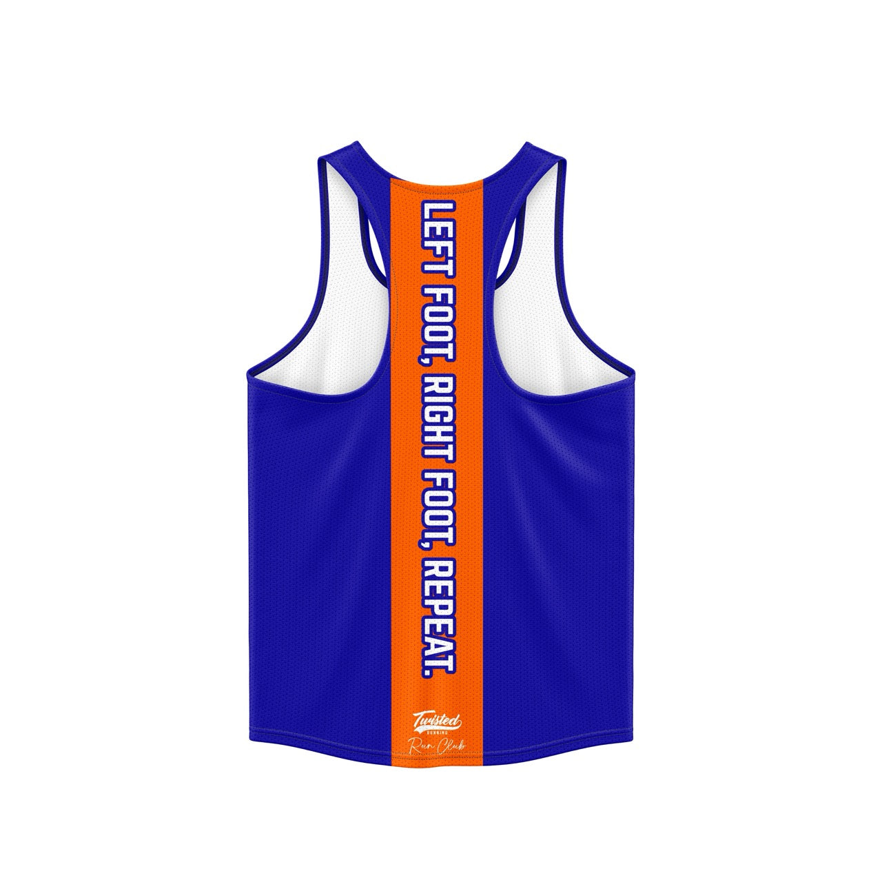Twisted Run Club Vest - Blue/Orange