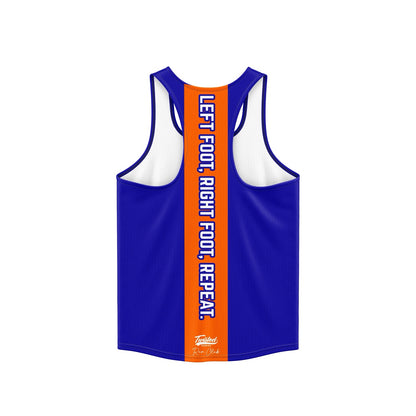 Twisted Run Club Vest - Blue/Orange