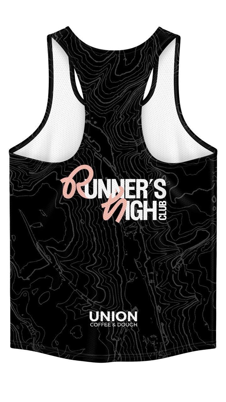 Runners High Club Vest - Black/Pink