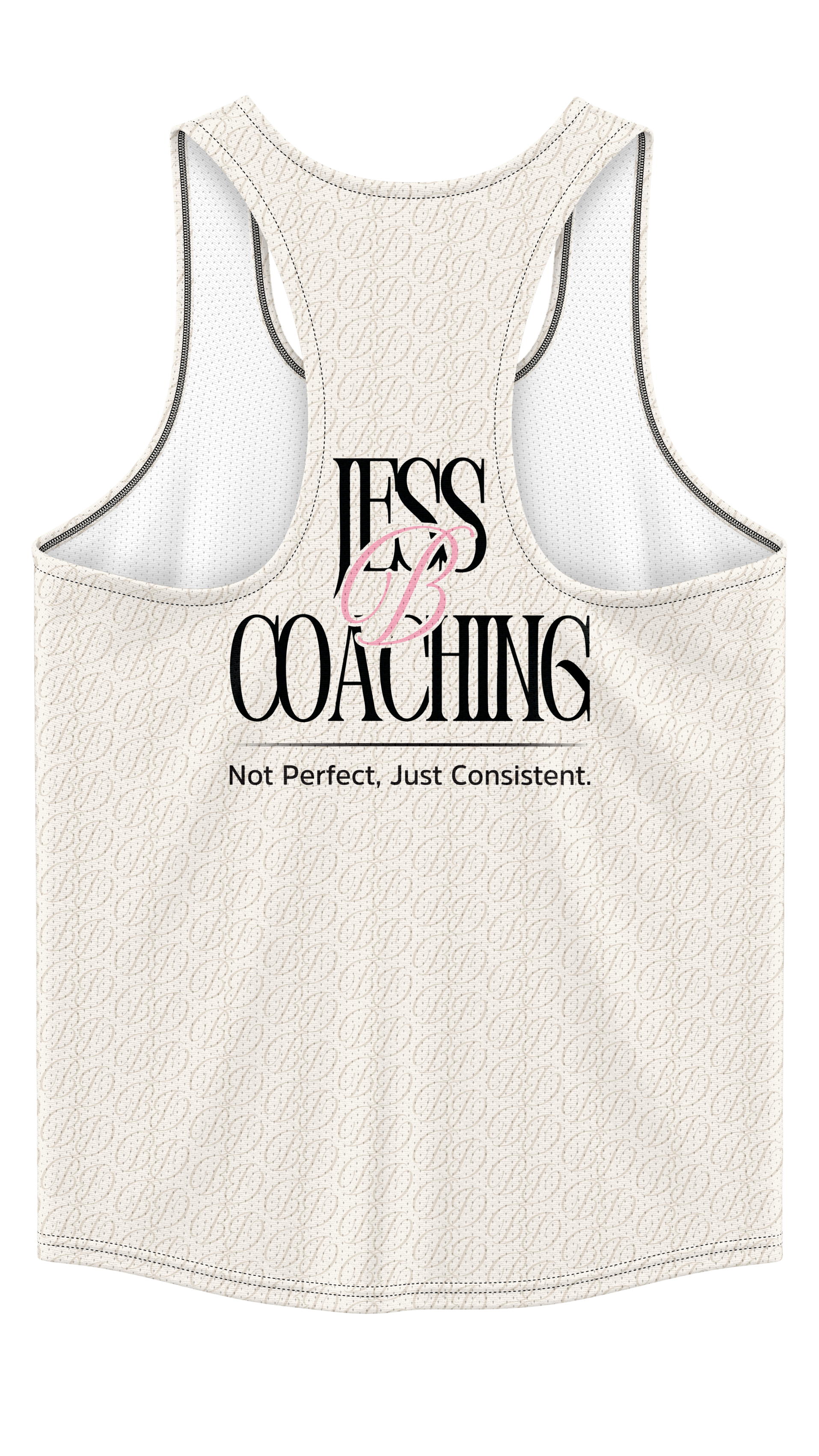 Jess B Coaching Vest - Vanilla/Baby Pink