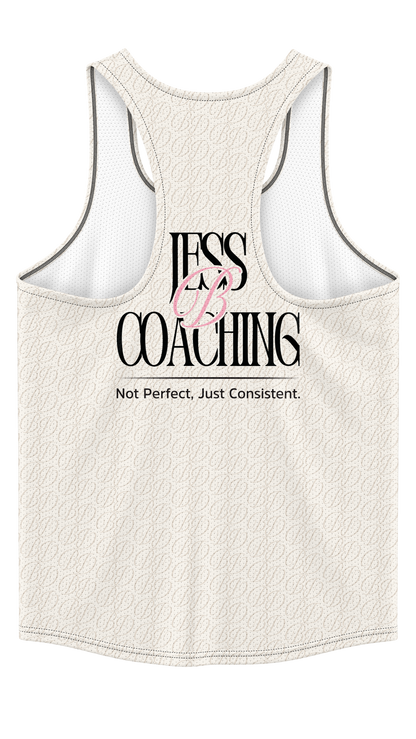 Jess B Coaching Vest - Vanilla/Baby Pink