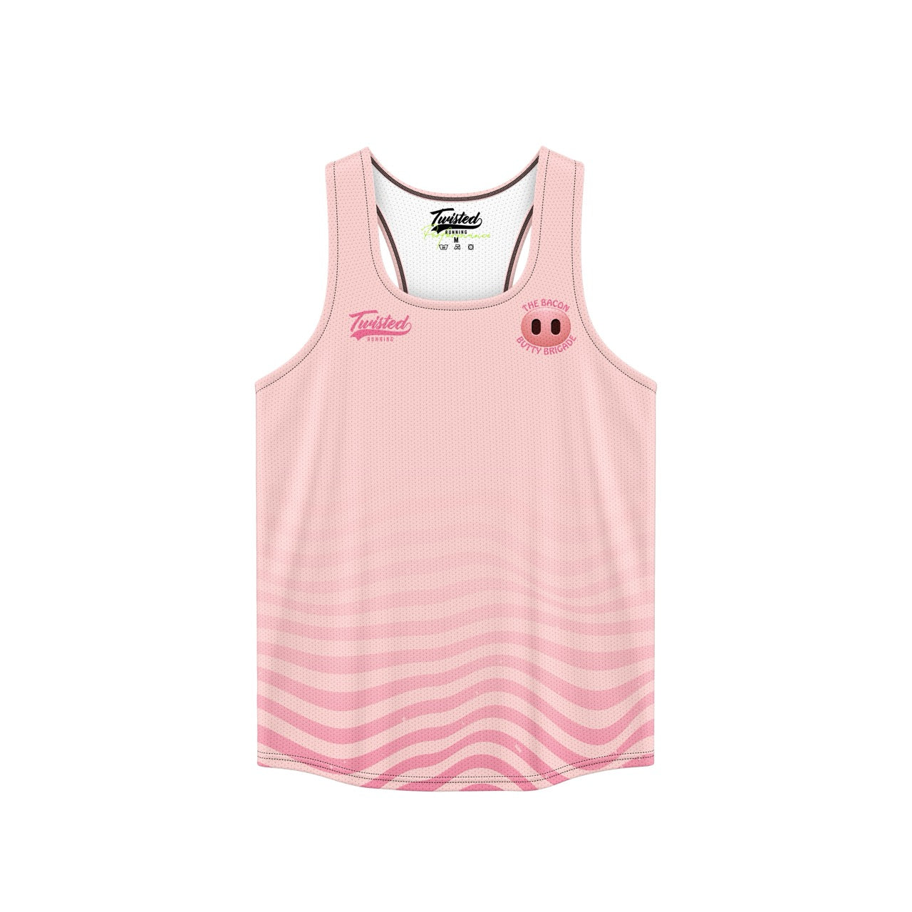 Bacon Butty Brigade Vest - Pink