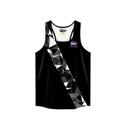 Twisted Run Club Vest - Black/Purple