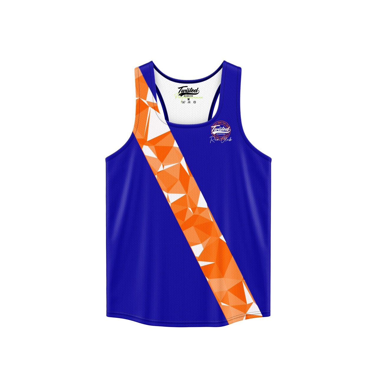 Twisted Run Club Vest - Blue/Orange