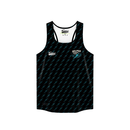 Belper Running Club Vest - Black/Teal
