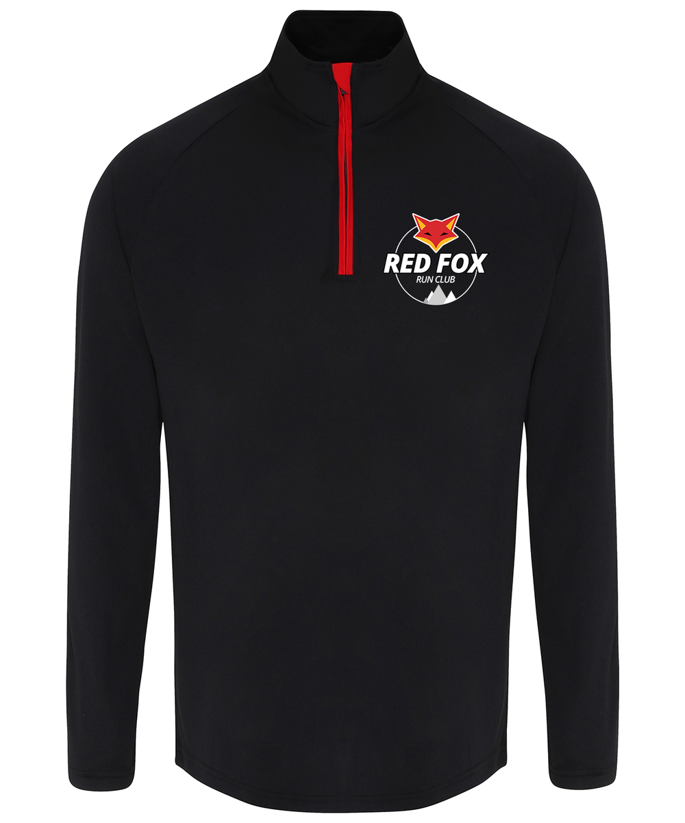 Red Fox Run Club 1/4 Zip Running Top – Twistedrunning
